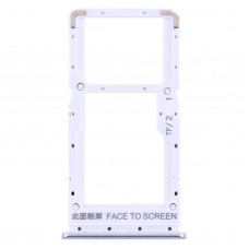 SIM-Karten-Tablett + SIM-Karten-Tablett / Micro-SD-Karten-Tablett für Xiaomi Poco X3 GT 21061110AG (weiß)