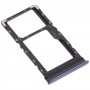SIM-kortfack + Micro SD-kortfack för Xiaomi Poco X3 Pro M2102J20SG M2102J20SI (svart)