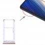 Vassoio della scheda SIM + vassoio della scheda micro SD per Xiaomi Poco X3 Pro M2102J20SG M2102J20SI (oro)