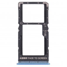 SIM-карты поднос + лоток для SIM-карты / Micro SD-карточный лоток для Xiaomi Redmi Note 11 5G (синий)