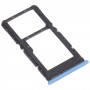 SIM卡托盘+ SIM卡托盘/微型SD卡托盘为小MI REDMI注115G（蓝色）