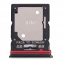SIM Card Tray + SIM Card Tray / Micro SD Card Tray for Xiaomi Redmi Note 11 Pro 21091116C (Black)