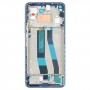 Oryginalna przednia obudowa Rama LCD Płytka Bezel dla Xiaomi MI 11 Lite 4g M2101K9AG (niebieski)