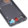 Oryginalna przednia obudowa LCD Rama Płytka Bezel dla Xiaomi MI 11 Pro M2102K1AC (czarny)