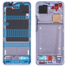 Placa de bisel del marco del lcd de la carcasa delantera original para Xiaomi MI 11 PRO M2102K1AC (púrpura)