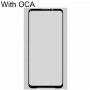 Obiettivo in vetro esterno a schermo frontale con Adesivo otticamente chiaro OCA per Xiaomi Black Shark 3