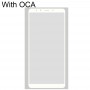 Линза внешнего стекла переднего экрана с оптически чистым клеем OCA для Xiaomi Mi 6x (белый)