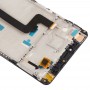 LCD-näyttö ja digitointikokoinen kokoonpano kehyksellä Xiaomi Mi maxille (musta)