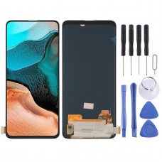 OLED Material LCD Screen and Digitizer Full Assembly for Xiaomi Redmi K30 Pro 5G / Poco F2 Pro 