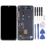 AMOLED Materiál LCD displej a digitizér Plná sestava s rámem pro Xiaomi mi Poznámka 10 lite M2002F4LG M1910F4G (černá)