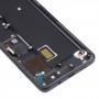 AMOLED Material LCD-skärm och digitizer Fullständig montering med ram för Xiaomi MI Note 10 Lite M2002F4LG M1910F4G (svart)