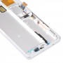 AMOLED Material LCD-skärm och digitizer Fullständig montering med ram för Xiaomi MI Note 10 Lite M2002F4LG M1910F4G (silver)