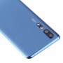 Glass Battery Back Cover for ZTE Axon 10 Pro(Blue)