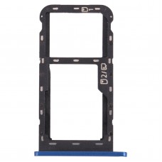 SIM Card Tray + Micro SD Card Tray for ZTE Blade A51 (Blue)