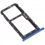 Zásobník karty SIM + Micro SD karta podnos pro ZTE Blade A51 (modrá)