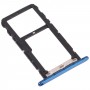 SIM-Karten-Tablett + Micro SD-Karten-Tablett für ZTE-Blade V Smart V2050 (blau)