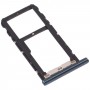 SIM Card Tray + SIM Card Tray / Micro SD Card Tray for ZTE Blade V10 Vita (Dark Green)