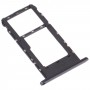 SIM-Karten-Tablett + Micro SD-Karten-Tablett für ZTE-Blade V2020 Smart (schwarz)
