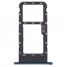 SIM Card Tray + Micro SD Card Tray for ZTE Blade V2020 Smart (Blue) 