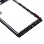 Pekskärm med ram för Acer Iconia Tab A100 / A101 (Svart)