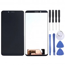 LCD Screen and Digitizer Full Assembly for AGM A9 JBL(Black) 