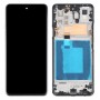 LCD Screen and Digitizer Full Assembly With Frame for LG Q92 5G (Silver)