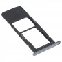Vassoio della scheda SIM + vassoio della scheda micro SD per LG K61 LMQ630AW, LM-Q630 (nero)