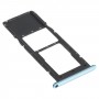 Bandeja de tarjeta SIM + Bandeja de tarjeta Micro SD para LG K61 LMQ630EW, LM-Q630 (AZUL)
