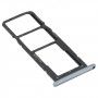 SIM Card Tray + SIM Card Tray + Micro SD Card Tray for LG K41S LMK410EMW LM-K410EMW LM-K410 (Silver)
