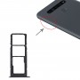 Tarjeta de tarjeta SIM Bandeja de tarjeta SIM + Bandeja de tarjeta Micro SD para LG K41S LMK410EMW LM-K410EMW LM-K410 (Plata)