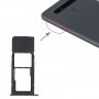 Bandeja de tarjeta SIM + Bandeja de tarjeta Micro SD para LG K41S LMK410EMW LM-K410EMW LM-K410 (Plata)