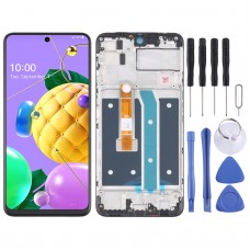 LCD Screen and Digitizer Full Assembly with Frame for LG K52 / K62 / Q52 LMK520 LM-K520 LMK520E LM-K520E LMK520Y LM-K520Y LMK520H LM-K520H LMK525H LMK525 LM-K525H LM-K525