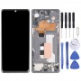 LCD Screen and Digitizer Full Assembly with Frame for LG Velvet 5G LM-G900N LM-G900EM LM-G900 LM-G900TM(Silver)