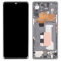 LCD Screen and Digitizer Full Assembly with Frame for LG Velvet 5G LM-G900N LM-G900EM LM-G900 LM-G900TM(Silver)