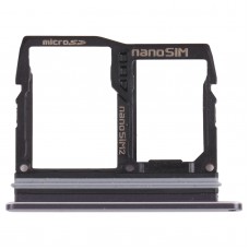 Nano Sim Card Tray + Nano Sim Card Tray / მიკრო SD ბარათის უჯრა LG Wing 5G LMF100N, LM-F100N, LM-F100V, LM-F100 (შავი)