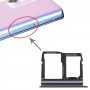 Nano SIM karta Zásobník + Nano SIM karta Zásobník / Micro SD karta podnos pro LG Wing 5G LMF100N, LM-F100N, LM-F100V, LM-F100 (černá)