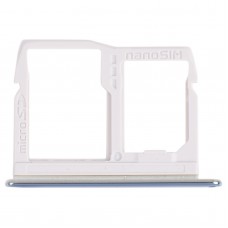 Nano SIM Card Tray + Micro SD Card Tray for LG Stylo 6 / K71 LMQ730HA, LM-Q730HA, LMQ730TM, LM-Q730TM (Blue)
