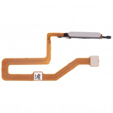 Датчик отпечатков пальцев Flex Cable для LG K52 LMK520 LMK520E (белый)