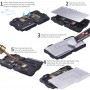 Qiandli 10 в 1 средна рамка Reballing платформа за iPhone X / XS / XS MAX / 11/11 Pro / 11 Pro max / 12/12 Pro / 12 mini / 12 pro max