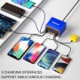 Механік iCharge 8M QC 3.0 USB Smart Charger Підтримка Fastcharging з LCD, Plug EU