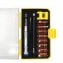 Obadun 9802B 52 en 1 Manija de aleación de aluminio Herramienta de hardware Destornillador Set Destornillador de precisión para el hogar Teléfono móvil Mostrar herramienta (caja amarilla)