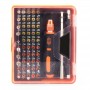 53 en 1 herramienta de hardware de tornillo de tornillo de acero de vanadio multifunción (naranja)