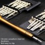 25 In 1 Multi-Purpose Leather Case Manual Screwdriver Batch Set Mobile Phone Notebook Repair Tool(With Magnetic)