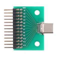 PCB板24P + 2Pコネクタ付きのタイプC男性テストボードUSB 3.1 