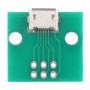 10 PCS Micro USB to 5pin V8 Charging Port PCB Test Board