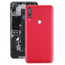 Couverture arrière de la batterie pour Asus Zenfone Max Plus (M2) ZB634KL (rouge) 