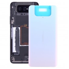 Couvercle arrière de la batterie de verre pour Asus Zenfone 7 zs670ks (blanc) 