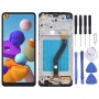 LCD Screen and Digitizer Full Assembly With Frame for Samsung Galaxy A21 / SM-A215(Black)