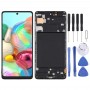 TFT Material LCD Screen and Digitizer Full Assembly With Frame for Samsung Galaxy A71 / SM-A715 (Black)