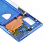 Средняя Рамка ободок Тарелка для Samsung Galaxy Note10 + 5G SM-N976F (синяя)